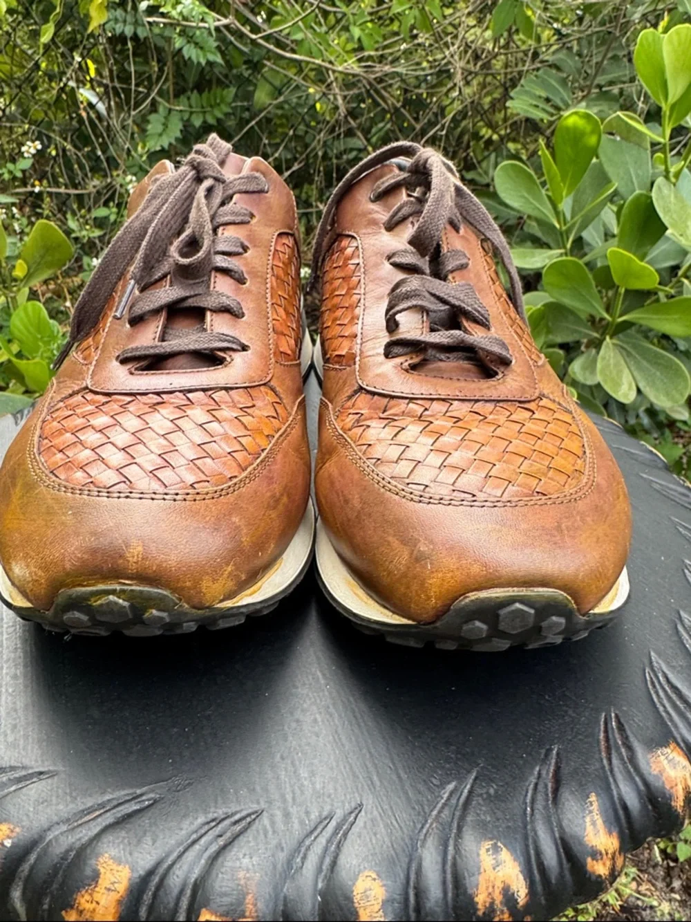 Johnston & Murphy Briggs jogger Italian calfskin sneakers, size 10.5 men’s - Picture 5 of 7